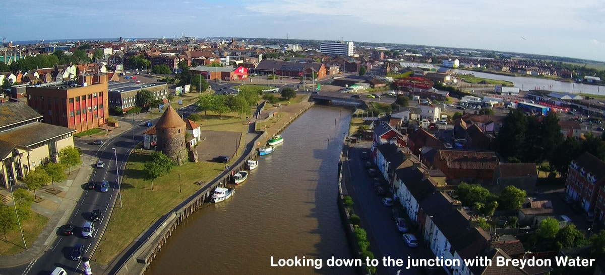 The river Bure at Yarmouth